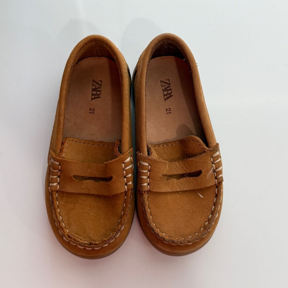 Zara Baby Penny Loafer Brown Shoe